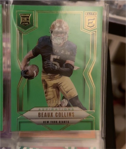 2025 Donruss Elite #143 Beaux Collins — front