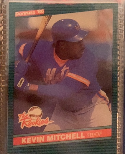 1986 Donruss The Rookies #17 Kevin Mitchell — front