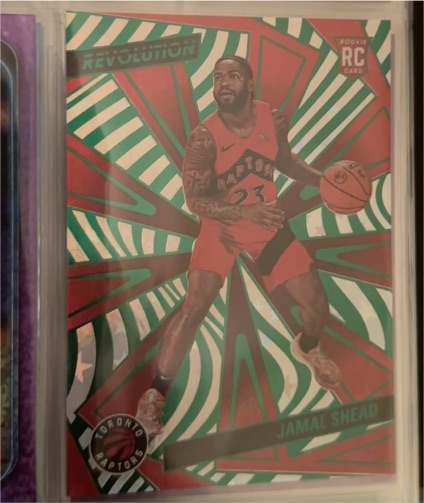2024-25 Panini Revolution #101 Jamal Shead Rookie RC Toronto Raptors — front
