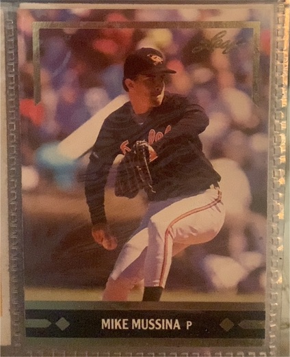 1991 Leaf Gold Rookies #BC12 Mike Mussina — front