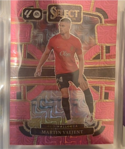 2023-24 Panini Select La Liga Martin Valjent Pink Mojo — front