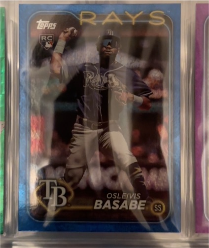 2024 Topps Holiday #H118 Osleivis Basabe — front