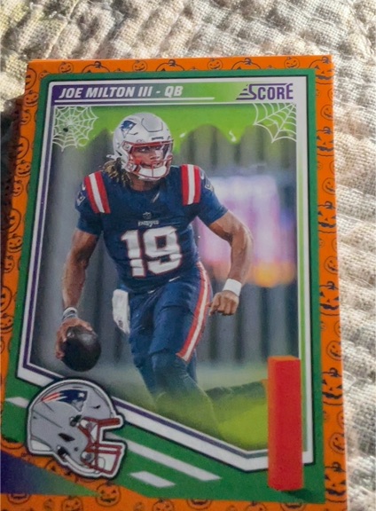 2025 Panini Score A Treat #28 Joe Milton III — front