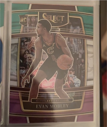2021-22 Panini Select #5 Evan Mobley Concourse Rookie — front