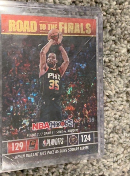 2023-24 Panini NBA Hoops #129 Kevin Durant Road to the Finals — front