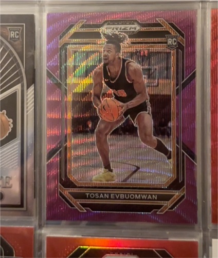 2023-24 Panini Prizm Draft Picks #11 Tosan Evbuomwan — front