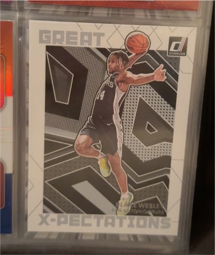 2022-23 Panini Donruss #22 Blake Wesley Great X-Pectations — front