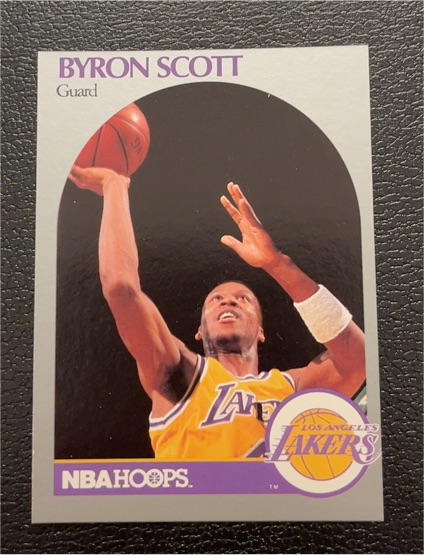 1990-91 Hoops #159 Byron Scott — front