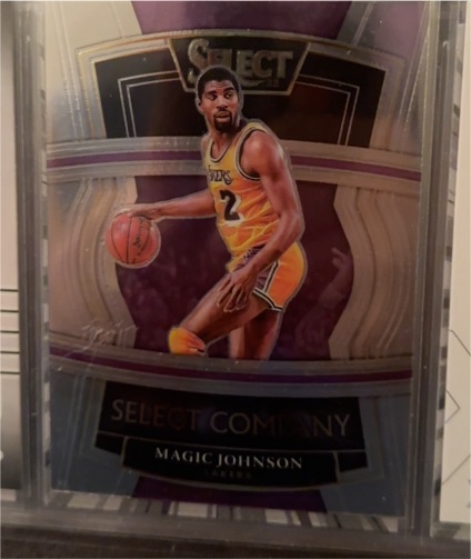 2021-22 Panini Select #7 Magic Johnson Select Company — front