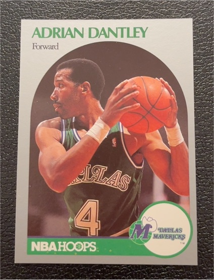 1990-91 Hoops #83 Adrian Dantley — front