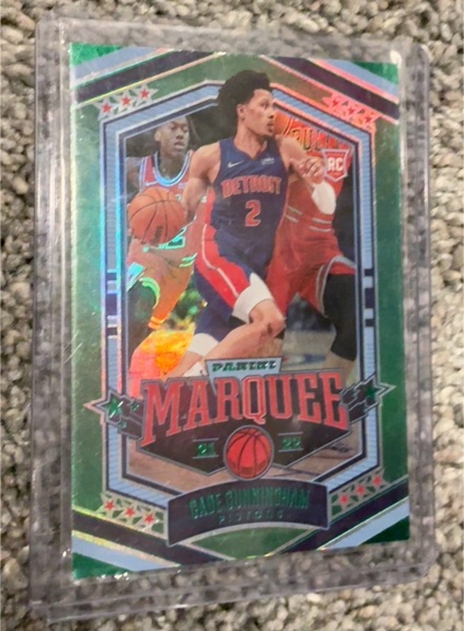 2021-22 Panini Chronicles Marquee #367 Cade Cunningham — front
