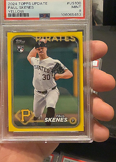 2024 Topps Update #US100 Paul Skenes — front