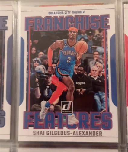 2023-24 Panini Donruss #18 Shai Gilgeous-Alexander Franchise Features — front