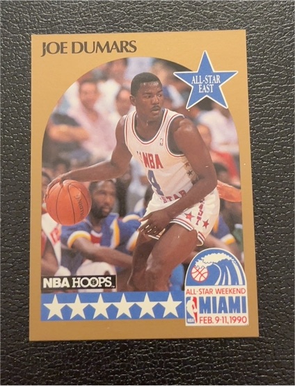 1990-91 NBA Hoops #3 Joe Dumars — front