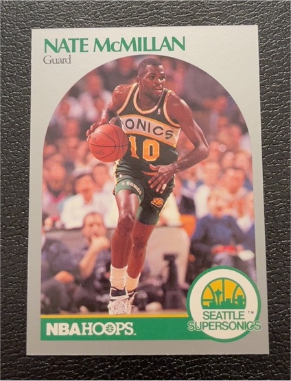 1990-91 NBA Hoops #282 Nate McMillan — front