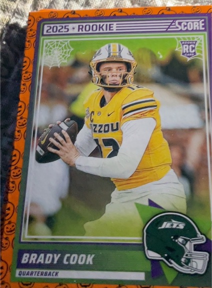 2025 Panini Score A Treat #36 Brady Cook — front