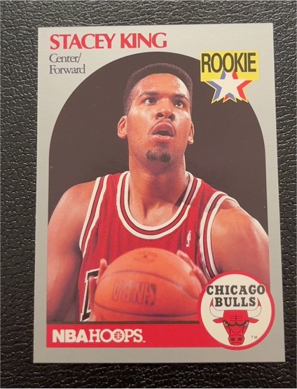 1990-91 NBA Hoops #66 Stacey King — front