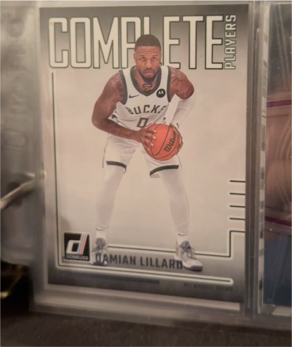 2023-24 Panini Donruss #7 Damian Lillard Complete Players Milwaukee Bucks — front