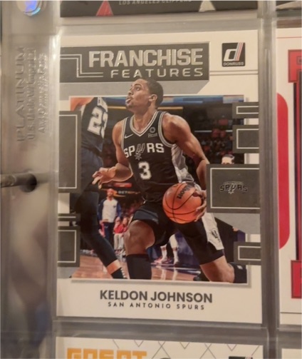 2022-23 Donruss Franchise Features #30 Keldon Johnson — front