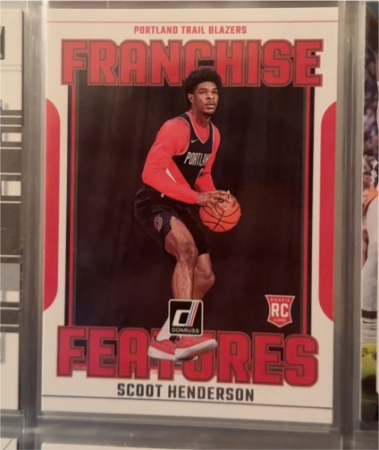 2023-24 Donruss #19 Scoot Henderson Franchise Features — front