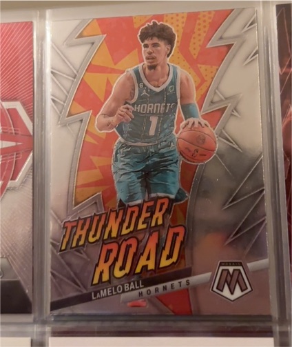 2022-23 Panini Mosaic Thunder Road #16 LaMelo Ball — front