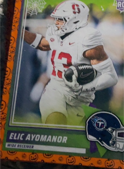 2025 Panini Score-A-Treat #unknown Elic Ayomanor — front