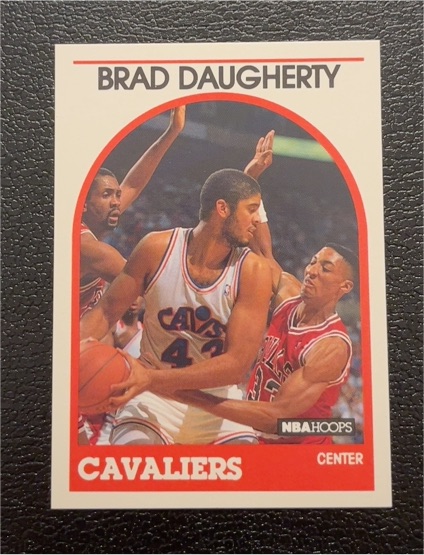 1989-90 NBA Hoops #134 Brad Daugherty — front