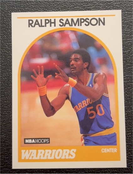 1989-90 Hoops #39 Ralph Sampson Golden State Warriors — front
