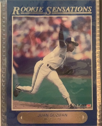 1992 Fleer Rookie Sensations Juan Guzman — front