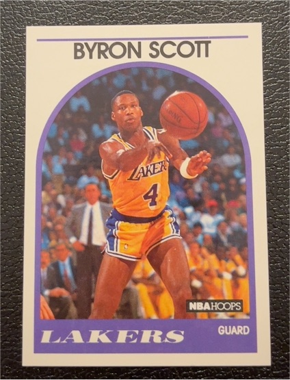 1989-90 NBA Hoops #15 Byron Scott — front