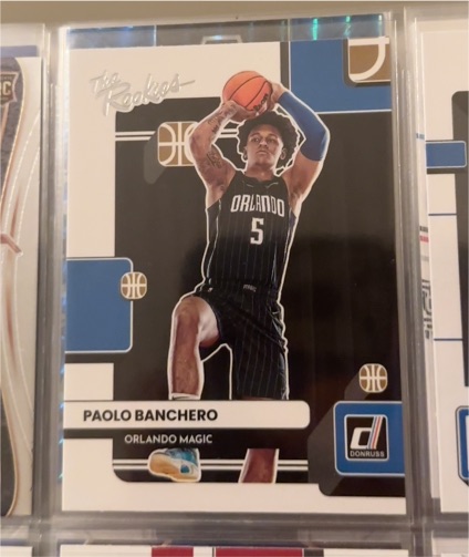 2022-23 Panini Donruss The Rookies #1 Paolo Banchero — front