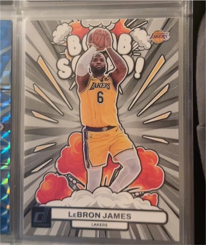2023-24 Donruss #7 LeBron James Bomb Squad — front