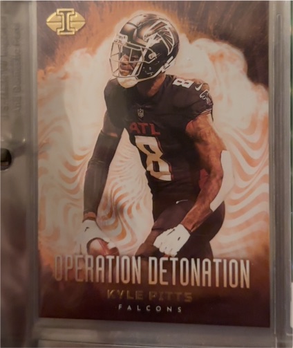 2023 Panini Illusions #11 Kyle Pitts Operation Detonation — front