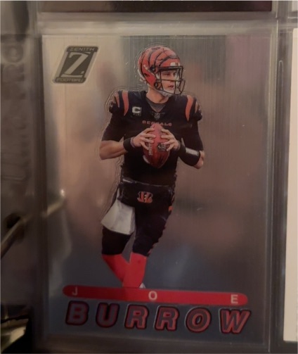 2023 Panini Zenith #9 Joe Burrow 1994 Pacific Silver — front
