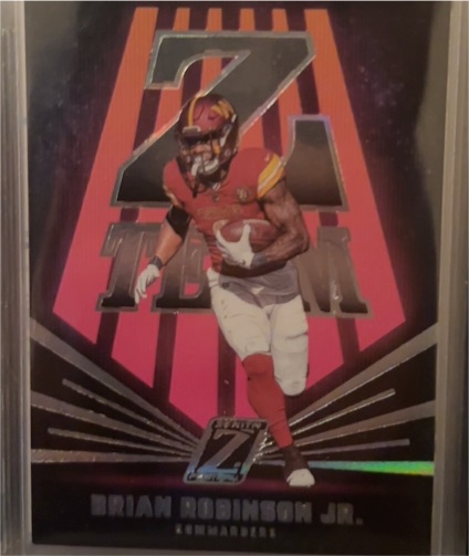 2023 Panini Zenith #16 Brian Robinson Jr. Z-Team — front