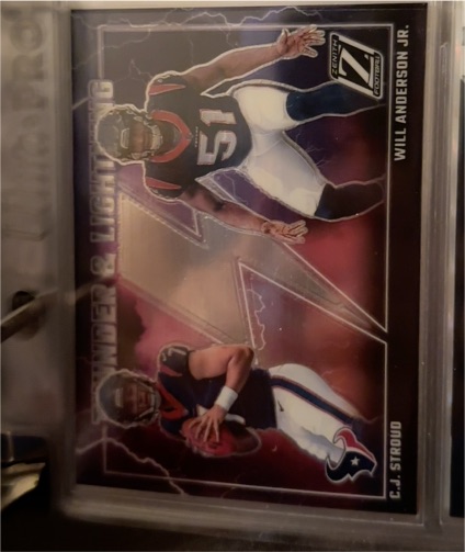 2023 Panini Zenith Thunder & Lightning #10 C.J. Stroud, Will Anderson Jr. — front