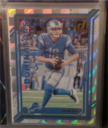 2023 Panini Donruss #D-24 Jared Goff Dominators Insert — front