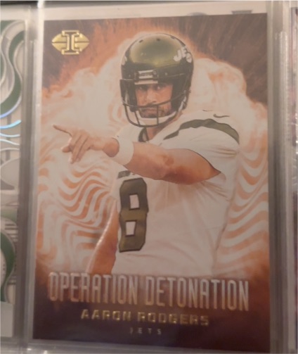2023 Panini Illusions #1 Aaron Rodgers Operation Detonation — front
