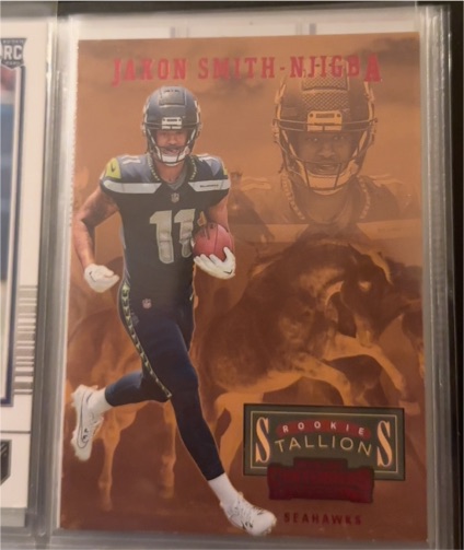 2023 Panini Contenders #21 Jaxon Smith-Njigba Rookie Stallions — front