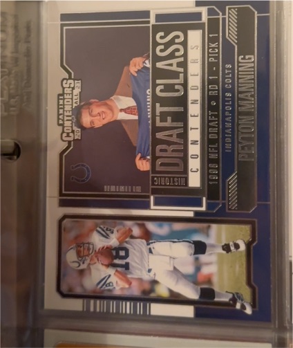 2023 Panini Contenders Historic Draft Class #HDC-PM Peyton Manning — front