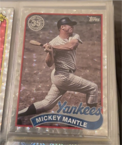 2024 Topps Series 2 1989 Topps #89B2-21 Mickey Mantle — front