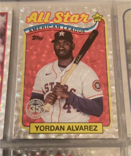 2024 Topps Series 2 1989 Topps All-Star #89ASB-46 Yordan Alvarez — front