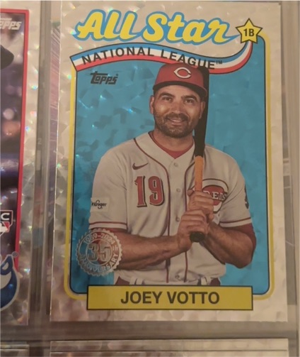 2024 Topps Series 2 #89ASB-33 Joey Votto 1989 Topps Baseball 35th All-Stars Foil — front