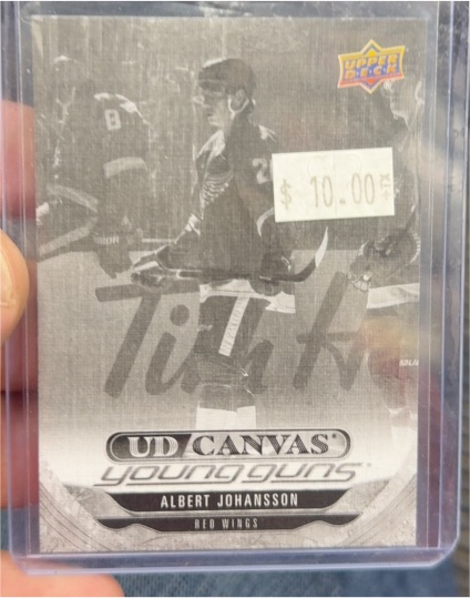 2024-25 Upper Deck Series 2 UD Canvas #C214 Albert Johansson — front