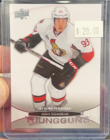 2011-12 Upper Deck #229 Mika Zibanejad Young Guns — front