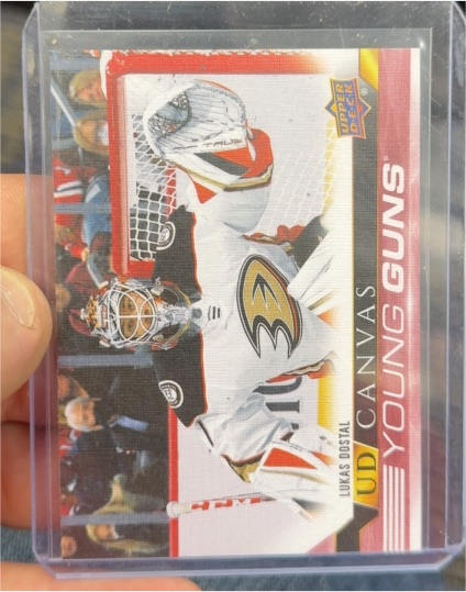 2022-23 Upper Deck #C113 Lukas Dostal Young Guns Canvas — front