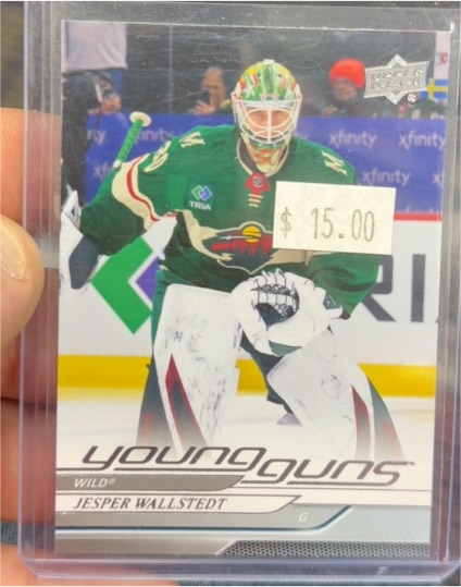2024-25 Upper Deck Series 1 #202 Jesper Wallstedt — front