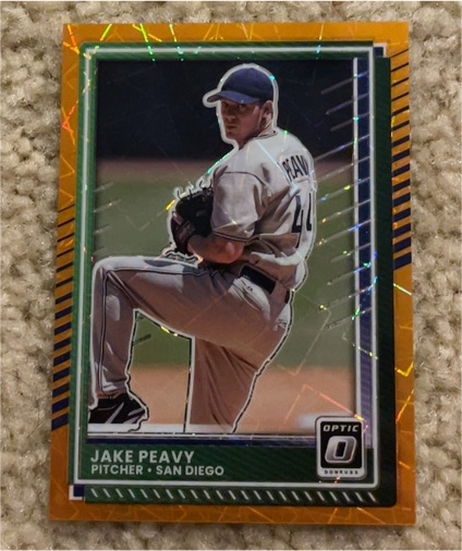 2025 Donruss Optic #49 Jake Peavy — front
