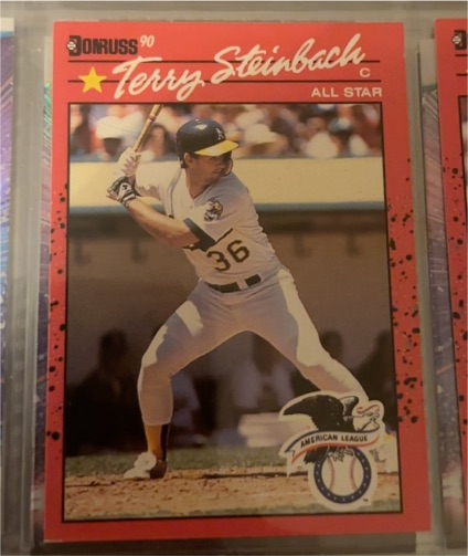 1990 Donruss #637 Terry Steinbach All Star — front