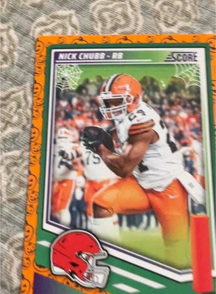2025 Panini Score-A-Treat #19 Nick Chubb — front